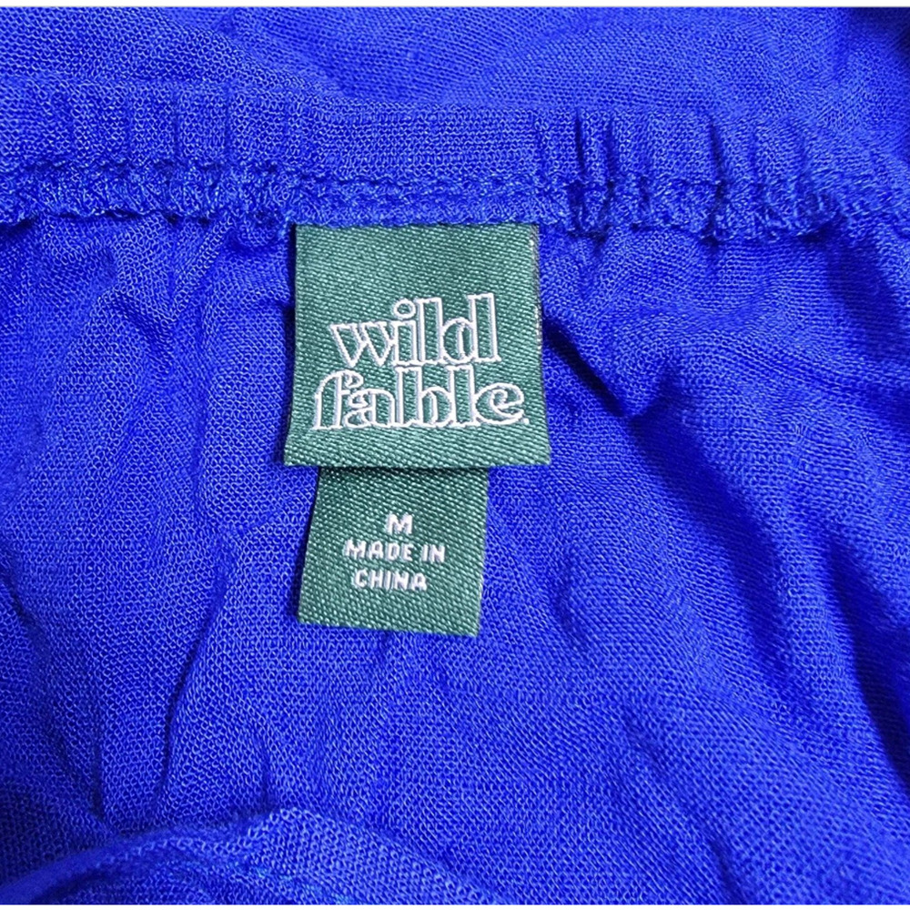 Wild Fable Sleeveless Cut Out Ruched Front Bodycon Dress Royal Blue Size Medium - Picture 4 of 6